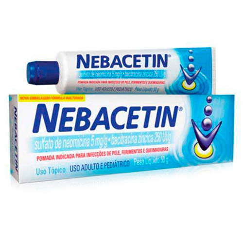 Nebacetin Pomada Dermatológica 50g