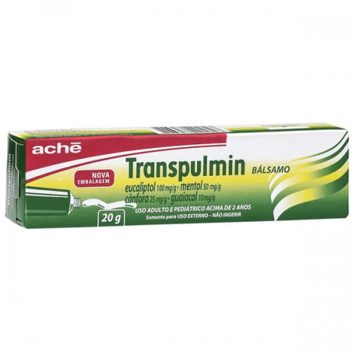 Transpulmin Bálsamo Dermatológico 20g