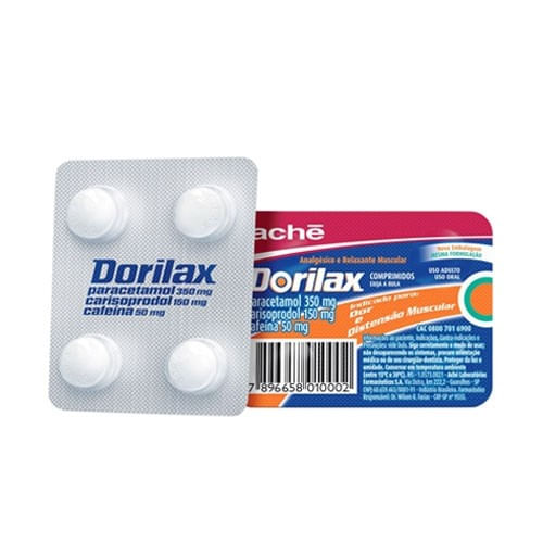 Dorilax 50mg/150mg/350mg 4 Comprimidos
