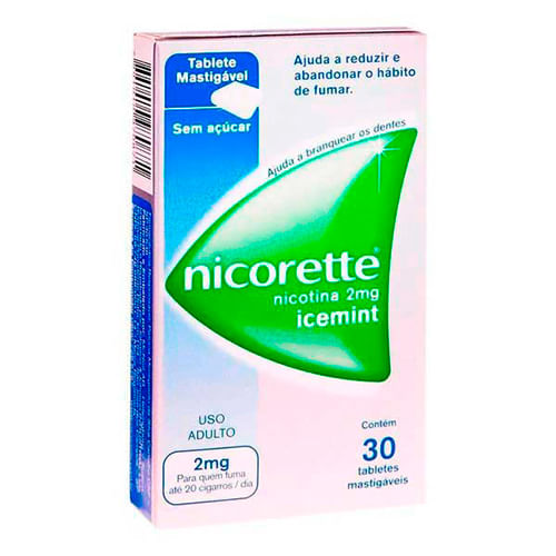 Nicorette 2mg 30 Gomas