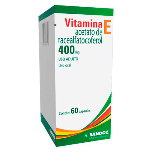 Vitamina-e 400mg 60 Comprimidos