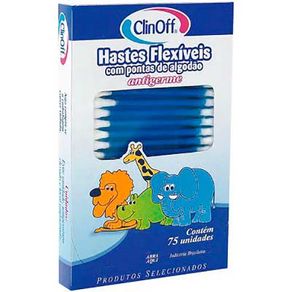 Hastes Flexíveis Clinoff 75 Unidades