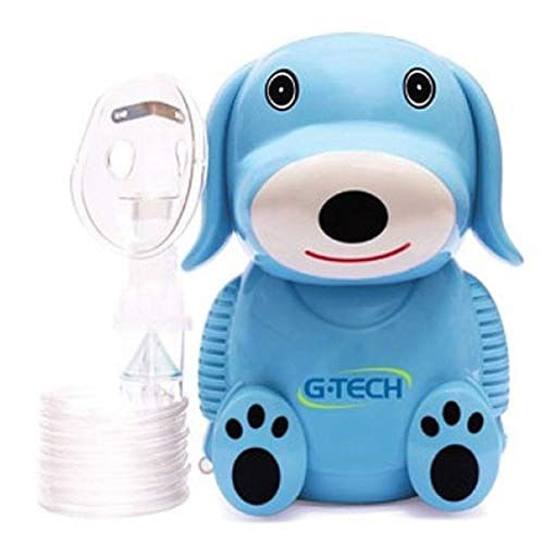 Inalador E Nebulizador G-tech Nebdog Azul Bivolt 1 Unidade