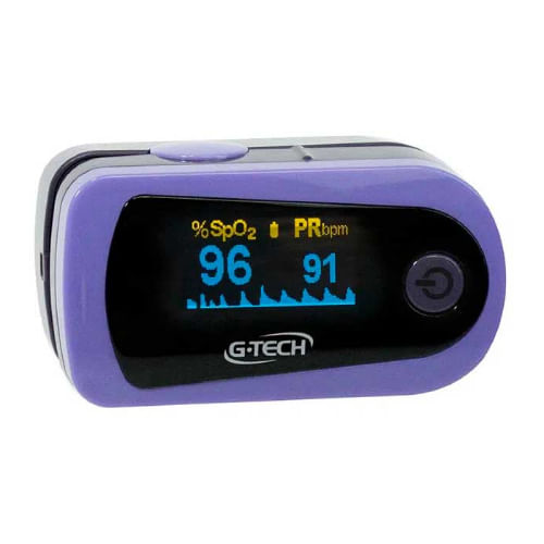 Oxímetro De Dedo E Pulso Portátil G-tech 1 Unidade