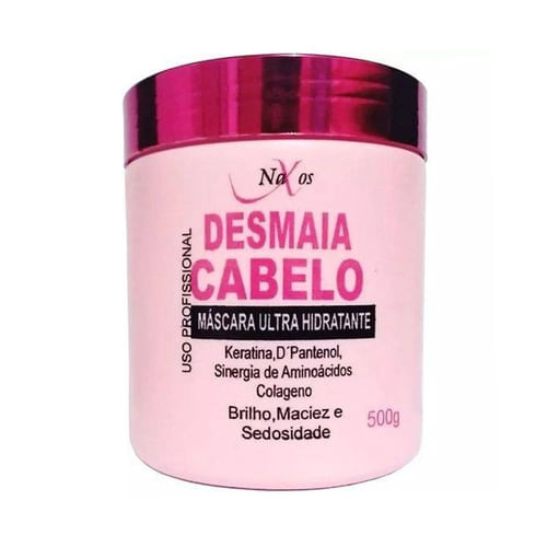 Máscara De Tratamento Capilar Naxos Desmaia Cabelo Ultra Hidratante 500g