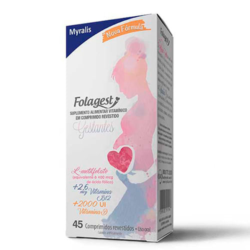 Folagest 400mg 45 Comprimidos
