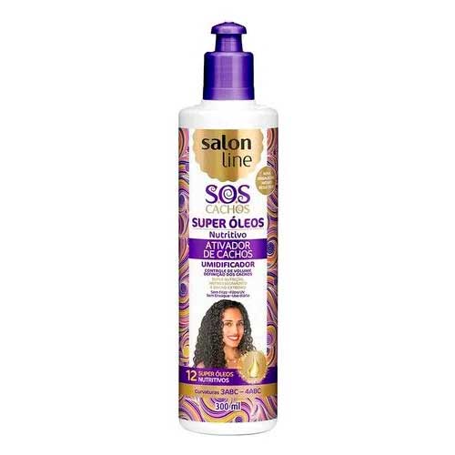Ativador De Cachos Salon Line S.o.s. Cachos Super Óleos 300ml