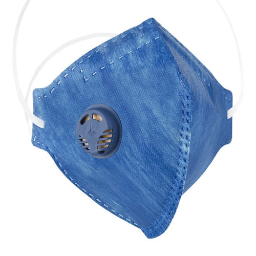 Máscara Delta Plus Com Válvula Pff2 Azul 1 Unidade
