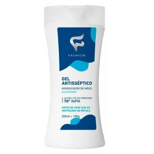 Álcool Em Gel 70% Fashion 200ml
