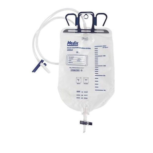 Bolsa Coletora De Urina Medix Sistema Fechado 2l