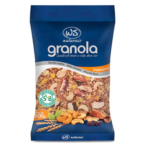 Granola Ws Naturais Tradicional 500g