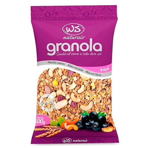 Granola Ws Naturais Açaí 500g
