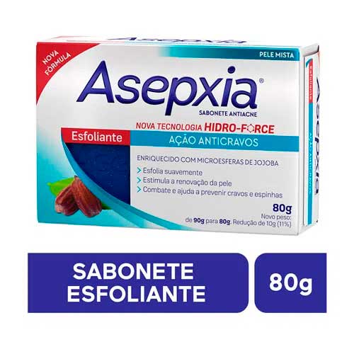 Sabonete Em Barra Asepxia Esfoliante 90g