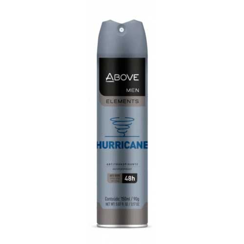 Desodorante Above Men Hurricane Aerosol 150ml