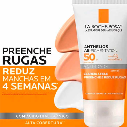 Protetor Solar Anti-idade La Roche-posay Anthelios Ae Pigmentation Sem Cor Fps50 40g - Imagem 3