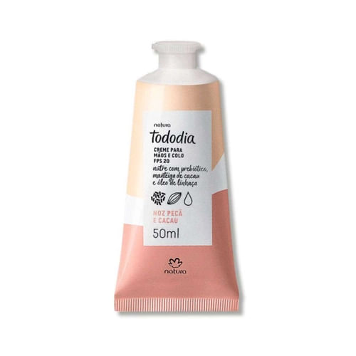 Hidratante Para Mãos Natura Tododia Noz Pecã E Cacau 50ml
