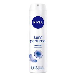 Desodorante Aerosol Nivea Sensitive Sem Perfume 150Ml