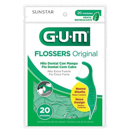 Fio Dental G.u.m Original 20 Unidades