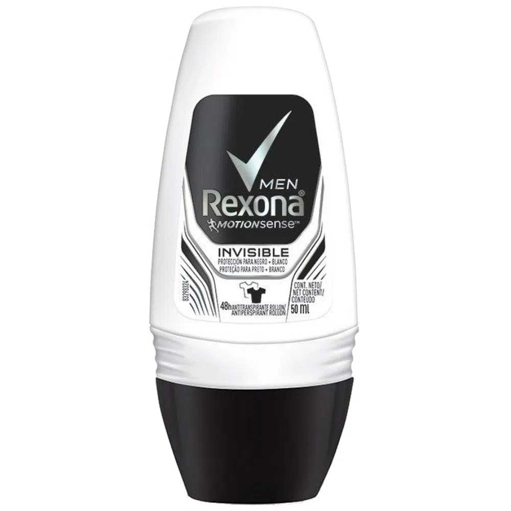 Desodorante Rexona Masculino Invisible Roll-on 50ml