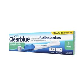 Teste De Gravidez Clearblue Saiba Antes 1 Unidade