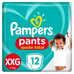 Fralda Pampers Pants Ajuste Total Xxg 12 Unidades
