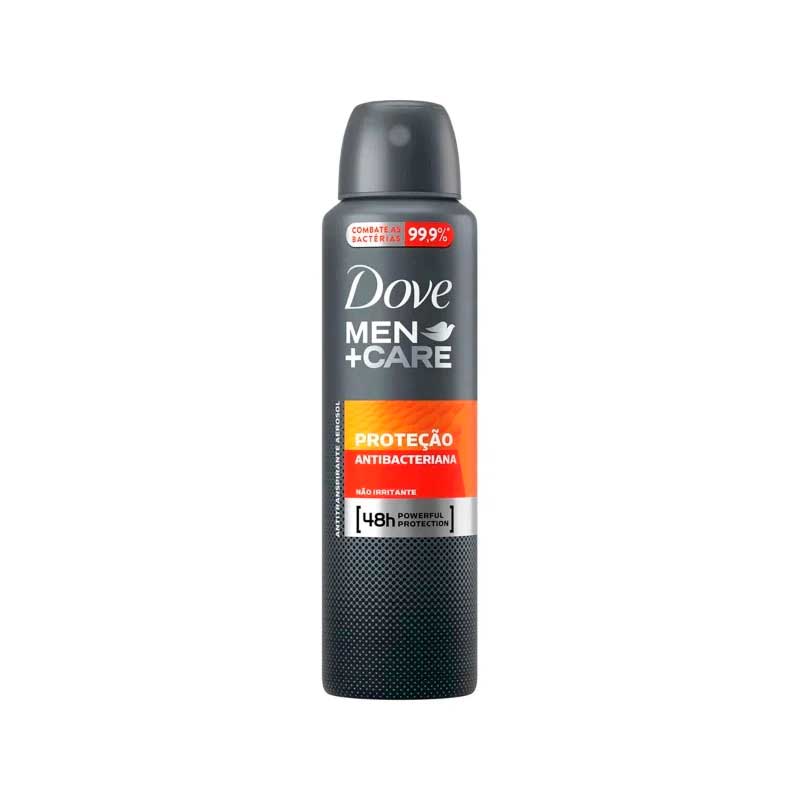 Desodorante Dove Men Care Proteção Antibacteriana Aerosol 150ml
