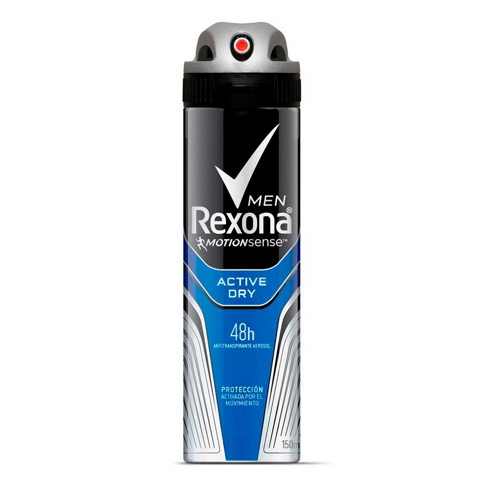 Desodorante Rexona Men Active Dry Aerosol 150ml