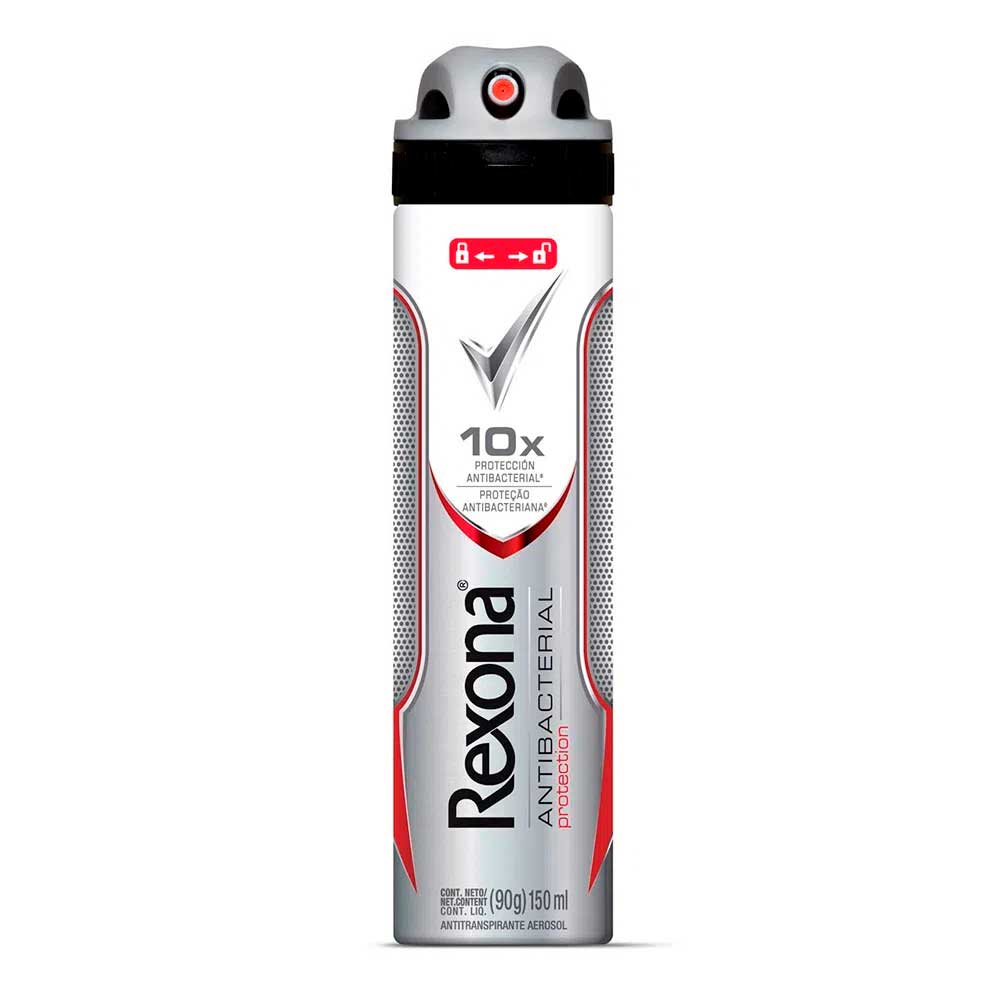 Desodorante Rexona Men Antibacterial Protection Aerosol 150ml