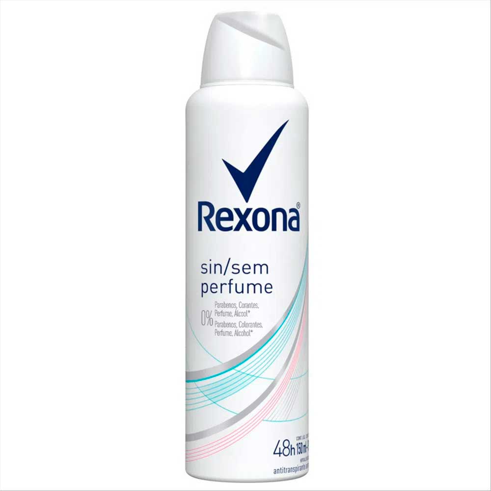 Desodorante Rexona Sem Perfume Aerosol 150ml