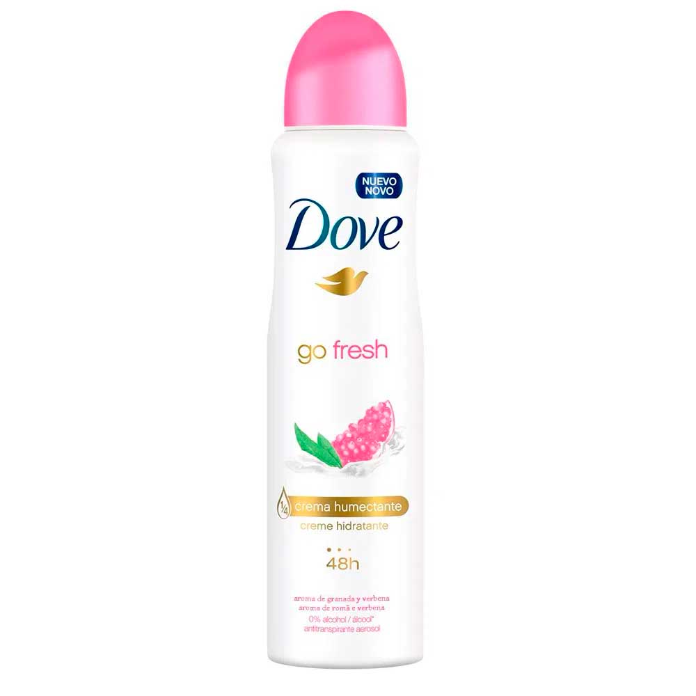 Desodorante Dove Go Fresh Romã e Verbena Aerosol 150ml