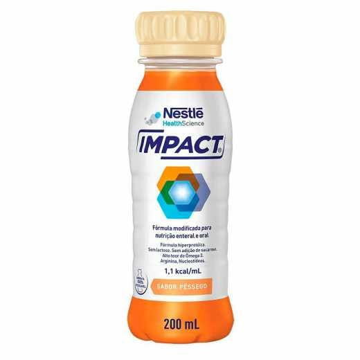 Suplemento De Nutrição Enteral Nestlé Impact Pêssego 200ml