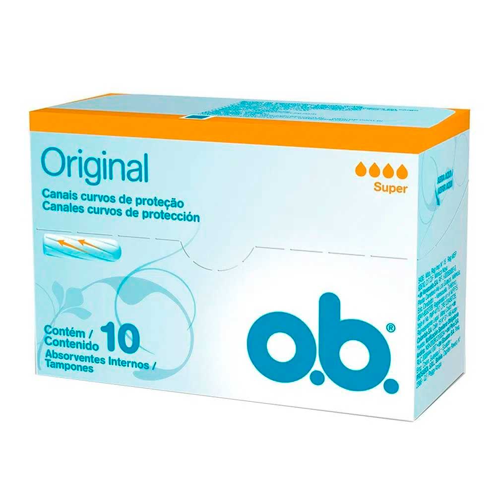 Absorvente Interno Ob Original Super 10 Unidades