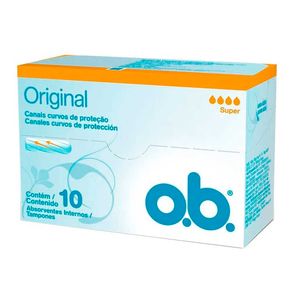 Absorvente Interno Ob Original Super 10 Unidades