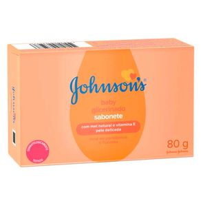 Sabonete Em Barra Johnsons Baby Glicerinado Mel Natural E Vitamina E 80G