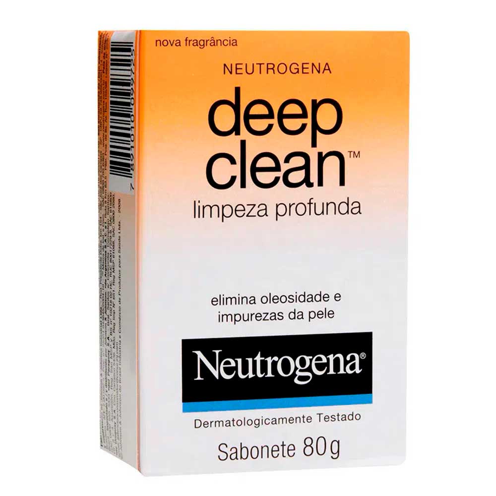 Sabonete Em Barra Facial Neutrogena Deep Clean 80g