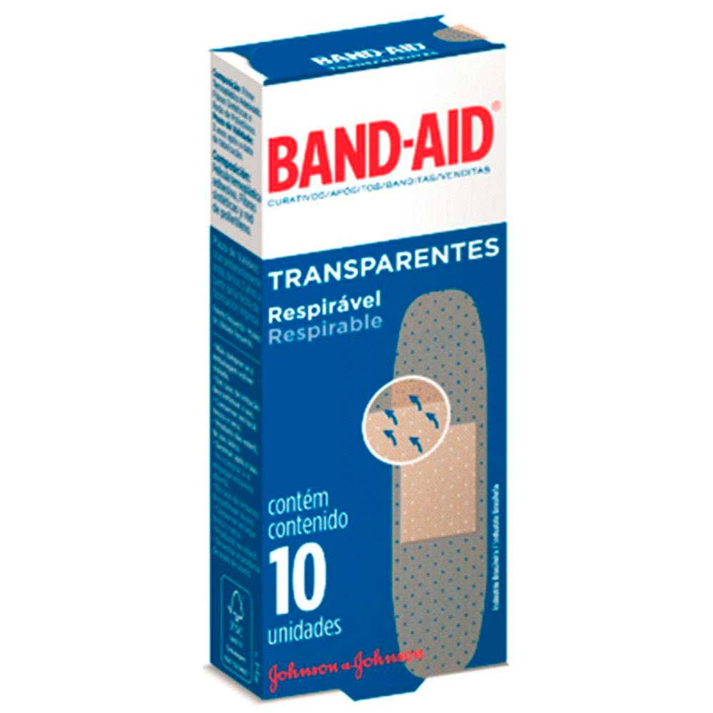 Curativo Band-aid Transparente 10 Unidades