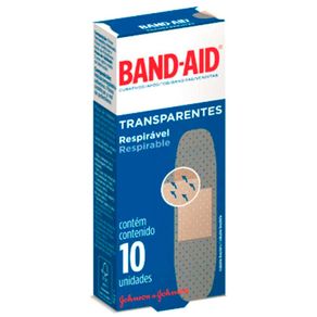 Curativo Band-Aid Transparente 10 Unidades