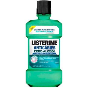 Enxaguante Bucal Listerine Anticáries Zero Álcool 500Ml