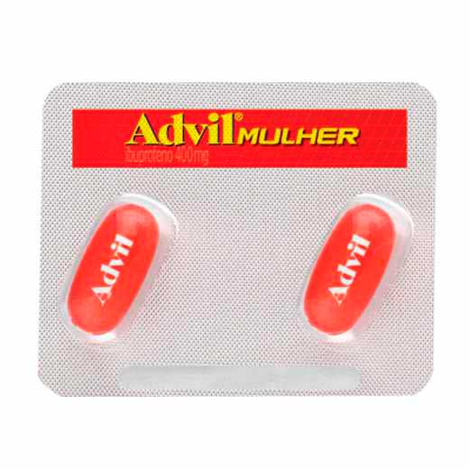 Advil Mulher 400mg 2 Cápsulas Moles