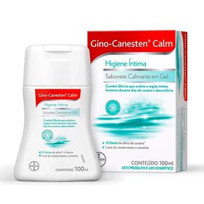 Sabonete Íntimo Em Gel Gino Canesten Calm 100Ml