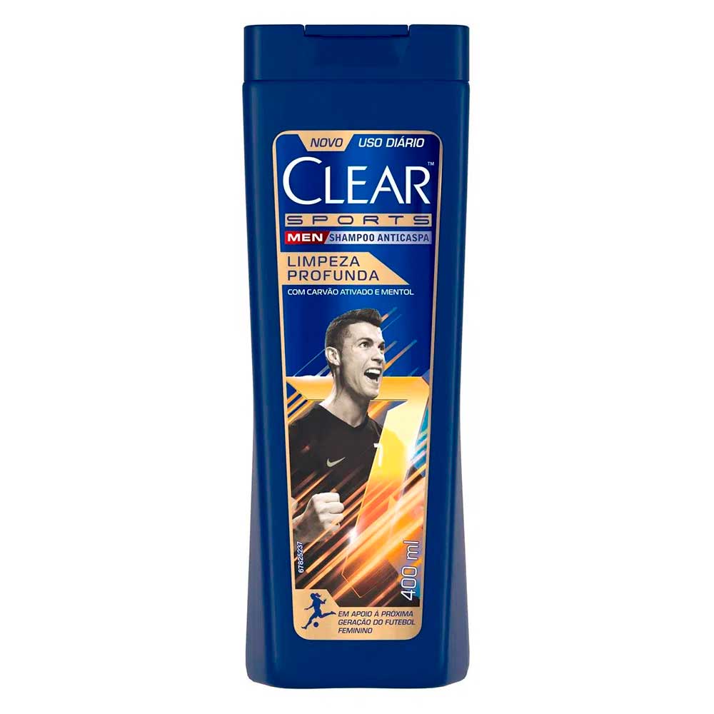 Shampoo Anticaspa Clear Men Limpeza Profunda 400ml