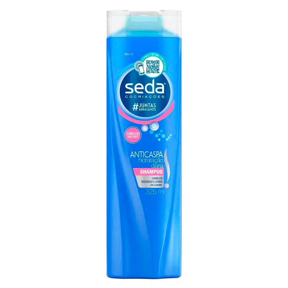 Shampoo Anticaspa Seda Hidratação Diária 325ml