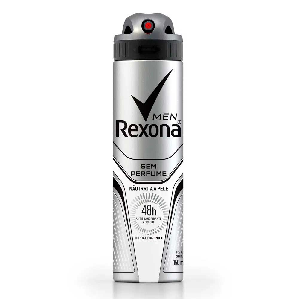 Desodorante Rexona Men Sem Perfume Aerosol 150ml