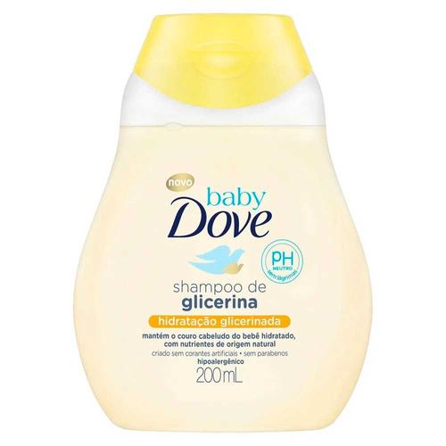 Shampoo Infantil Baby Dove Hidratação Glicerinada 200ml