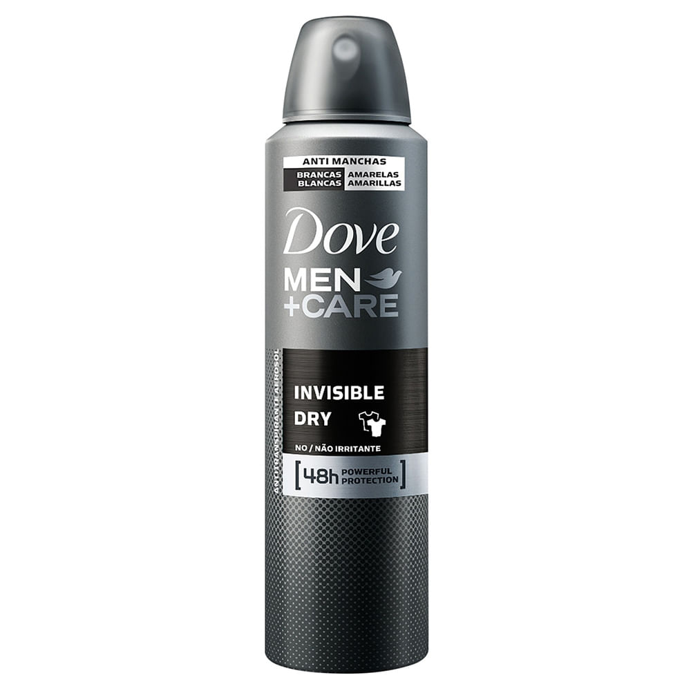 Desodorante Masculino Dove Men Care Invisible Dry Aerosol 250ml