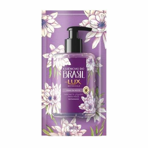 Sabonete Líquido Lux Botanicals Essências Do Brasil Dama Da Noite Refil 240ml