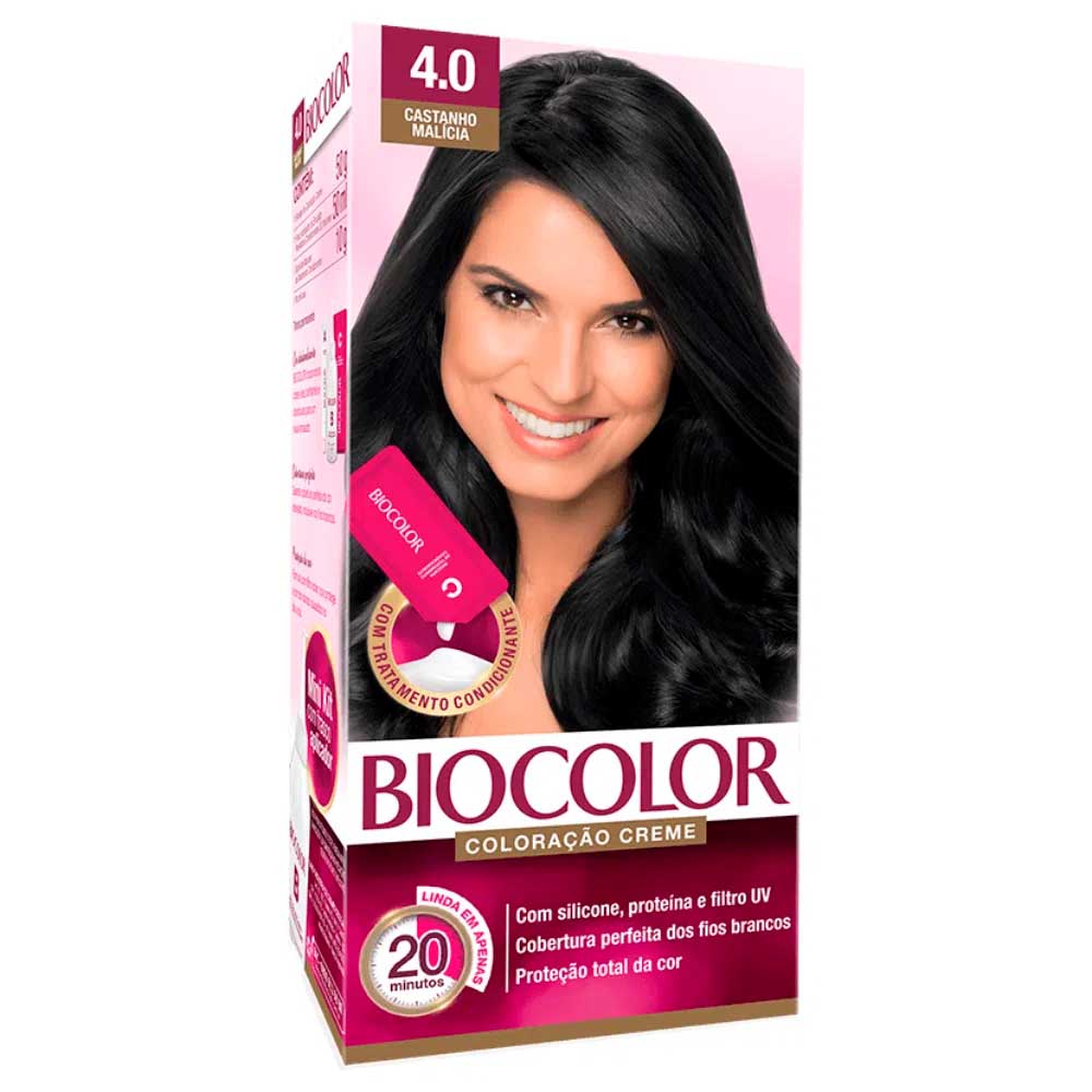 Tintura Biocolor N 4.0 Castanho Malícia 1 Kit