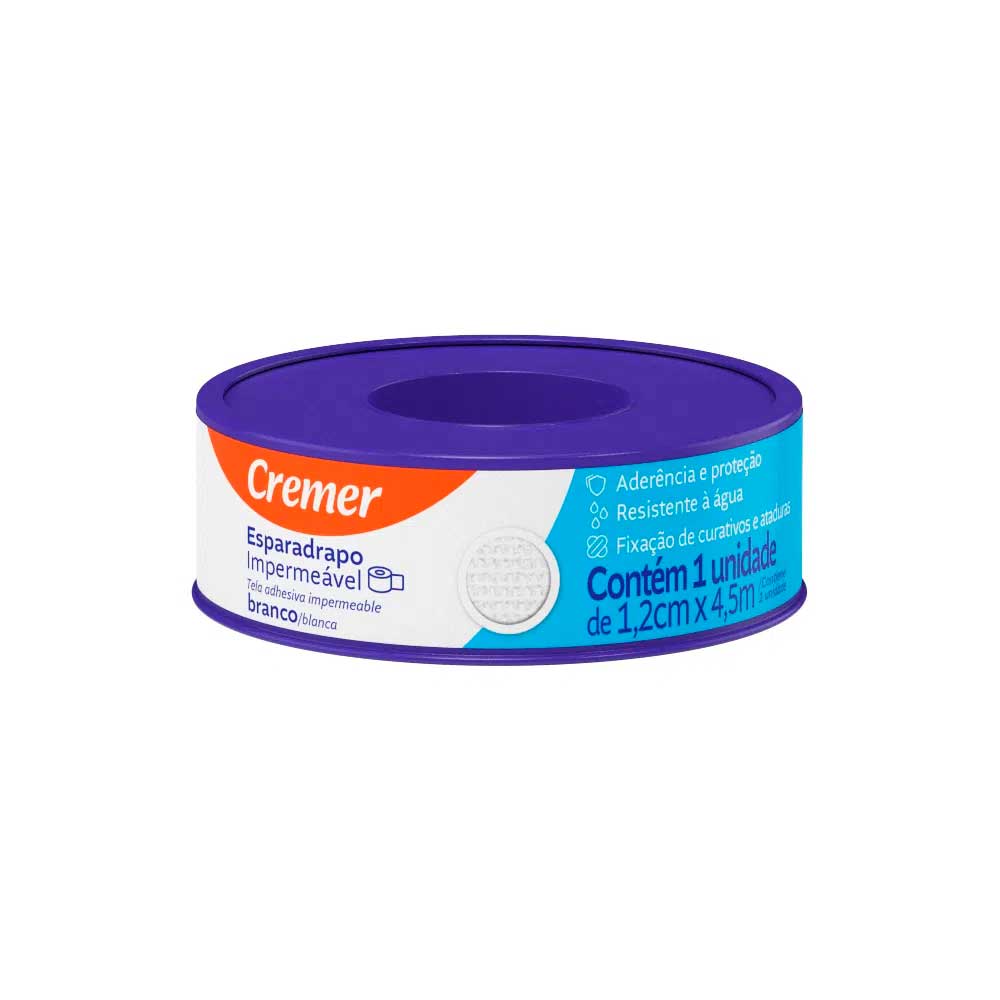Esparadrapo Impermeável Cremer 1,2cm X 4,5m