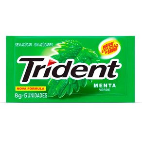 Goma De Mascar Trident Menta 8G