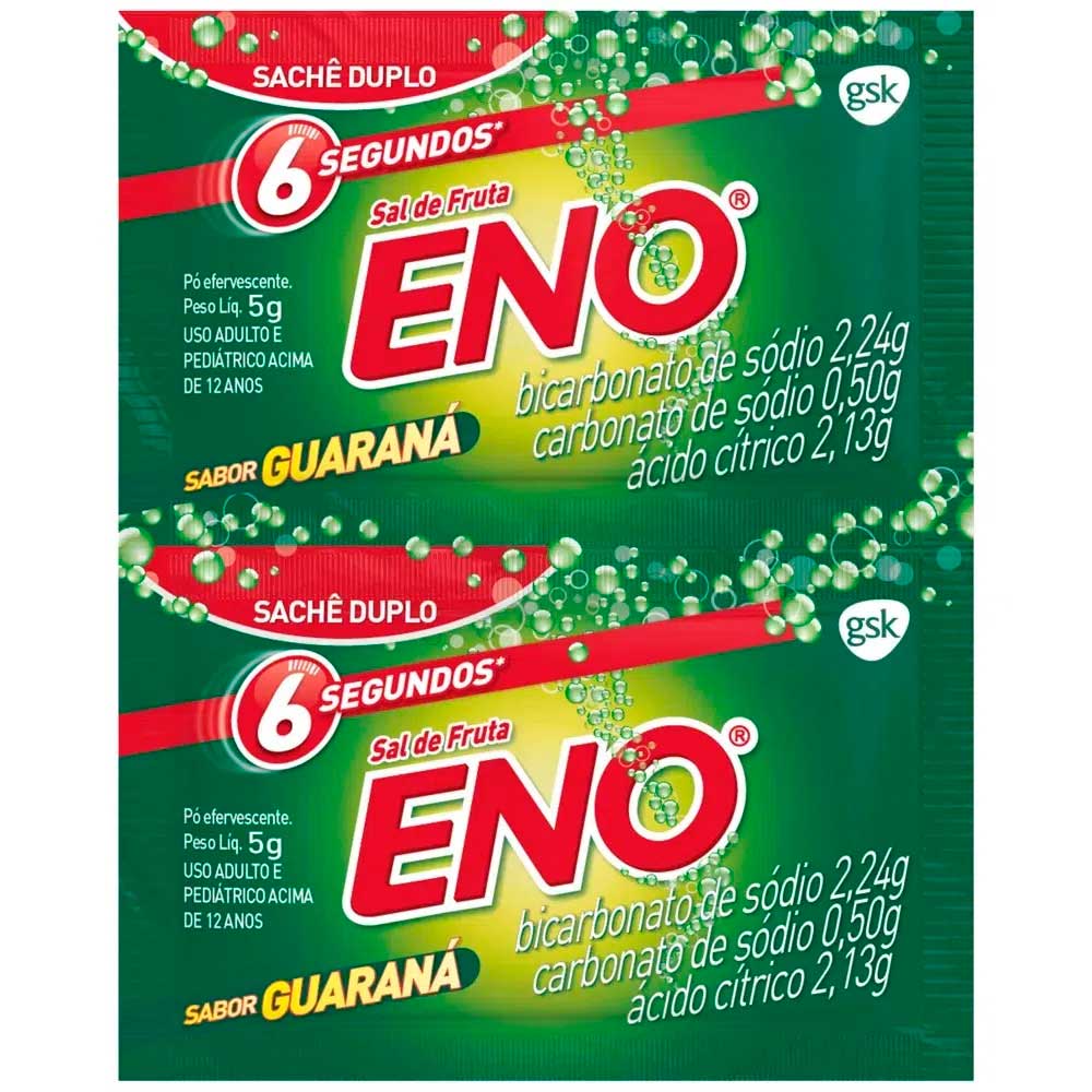 Eno Guaraná Pó Efervescente 2 Envelopes De 5g